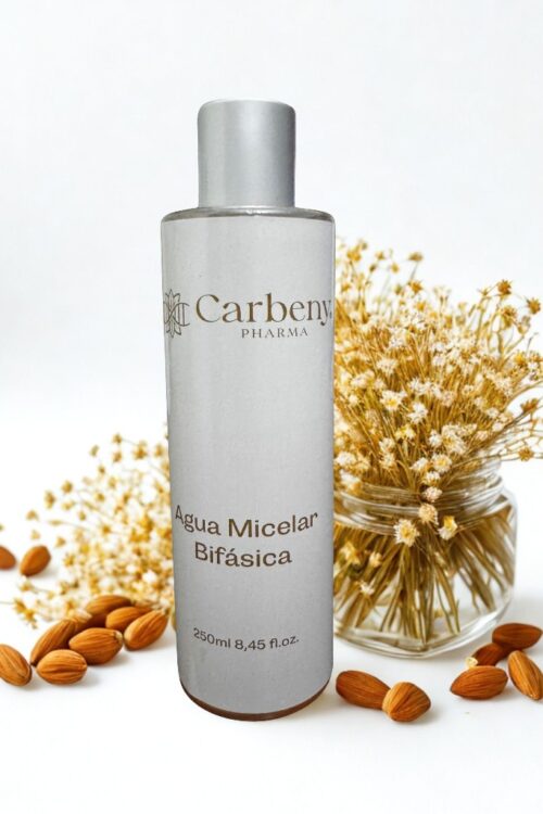 Agua micelar bifásica