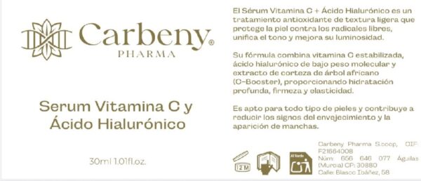 Seru Vitamina C con Ácido Hialurónico - Imagen 2