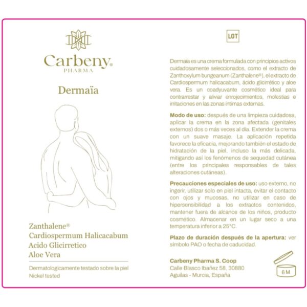 Dermaïa Crema íntima - Imagen 2