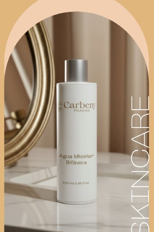 Agua micelar bifásica